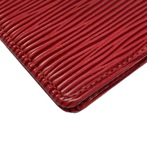 LOUIS VUITTON Organizer de Poshe Rouge Epi - Card Case 182-062725 - Picture 5 of 11